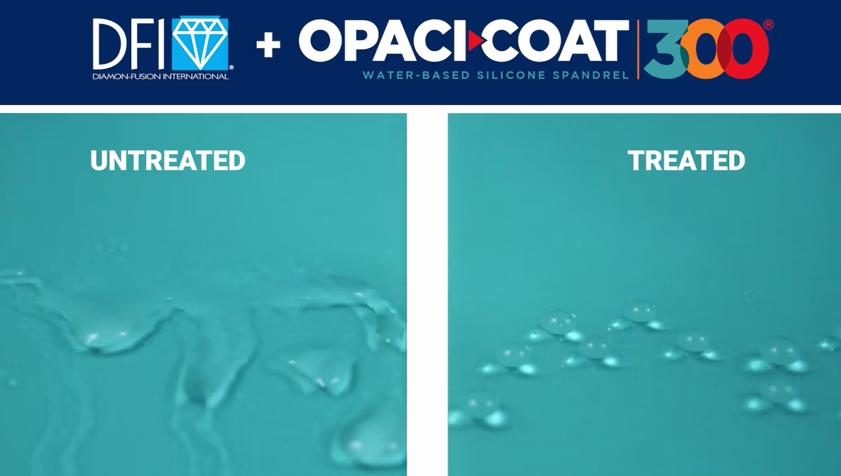 Diamon-Fusion® and OPACI-COAT-300® – Compatible Glass Coating Technologies