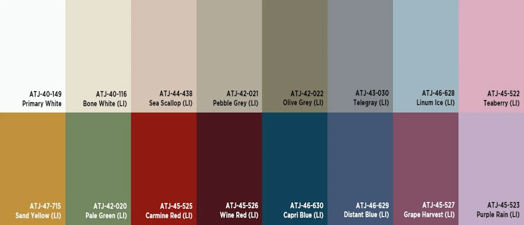 OPACI-COAT-300 Standard Color Set